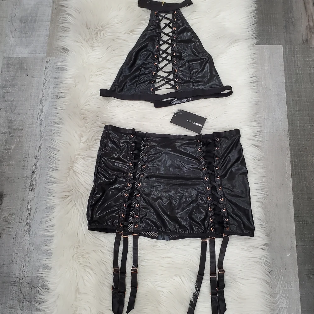 Fashion nova 3 piece lingerie set